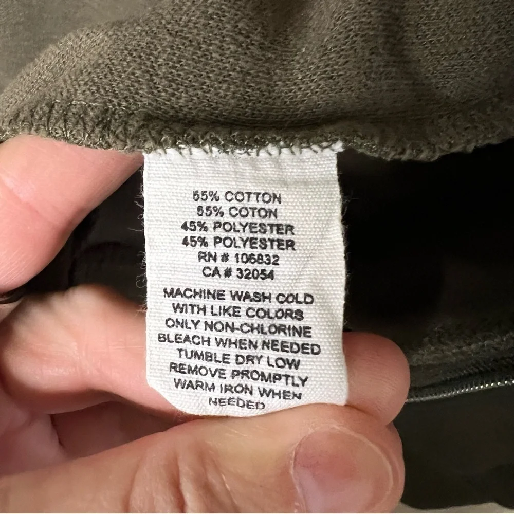 BDG Olive Green Hooded Zipup Jacket size small